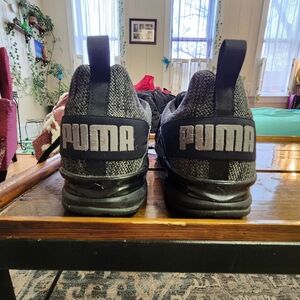 PUMA Black and Gray Sneakers